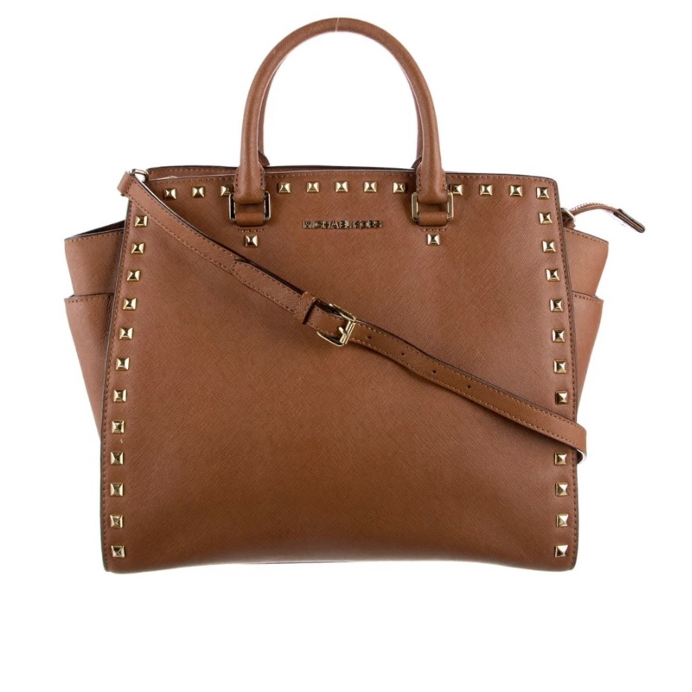 Michael Kors Selma Large Saffiano Leather Satchel